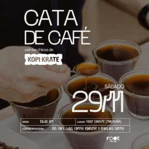 Cata de café con Kopi Krate · Sábado 29/11
