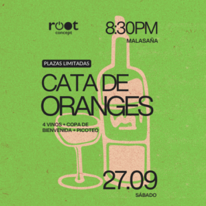 cata de vinos orange en root