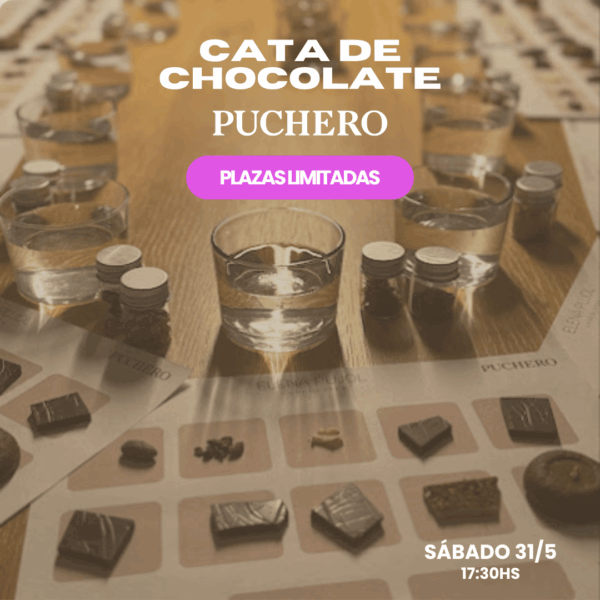 Cata de chocolates PUCHERO · Sábado 31/05