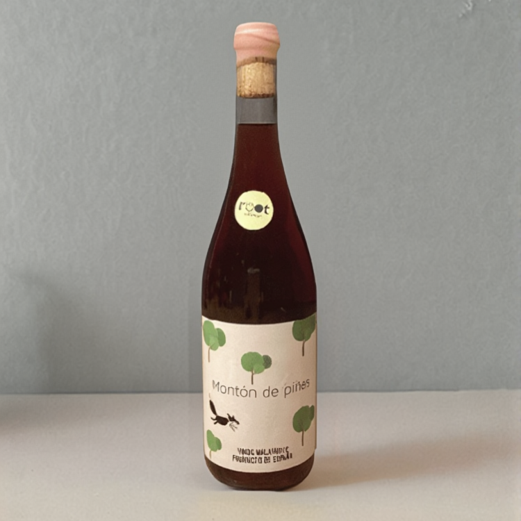 monton de pinas malaparte wines rosado natural de tempranillo de la tienda de vinos naturales de root concept