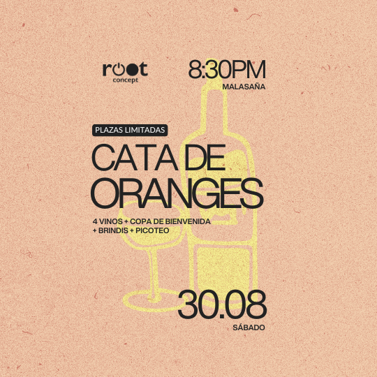 CATA DE VINOS ORANGE · Sábado 30/8